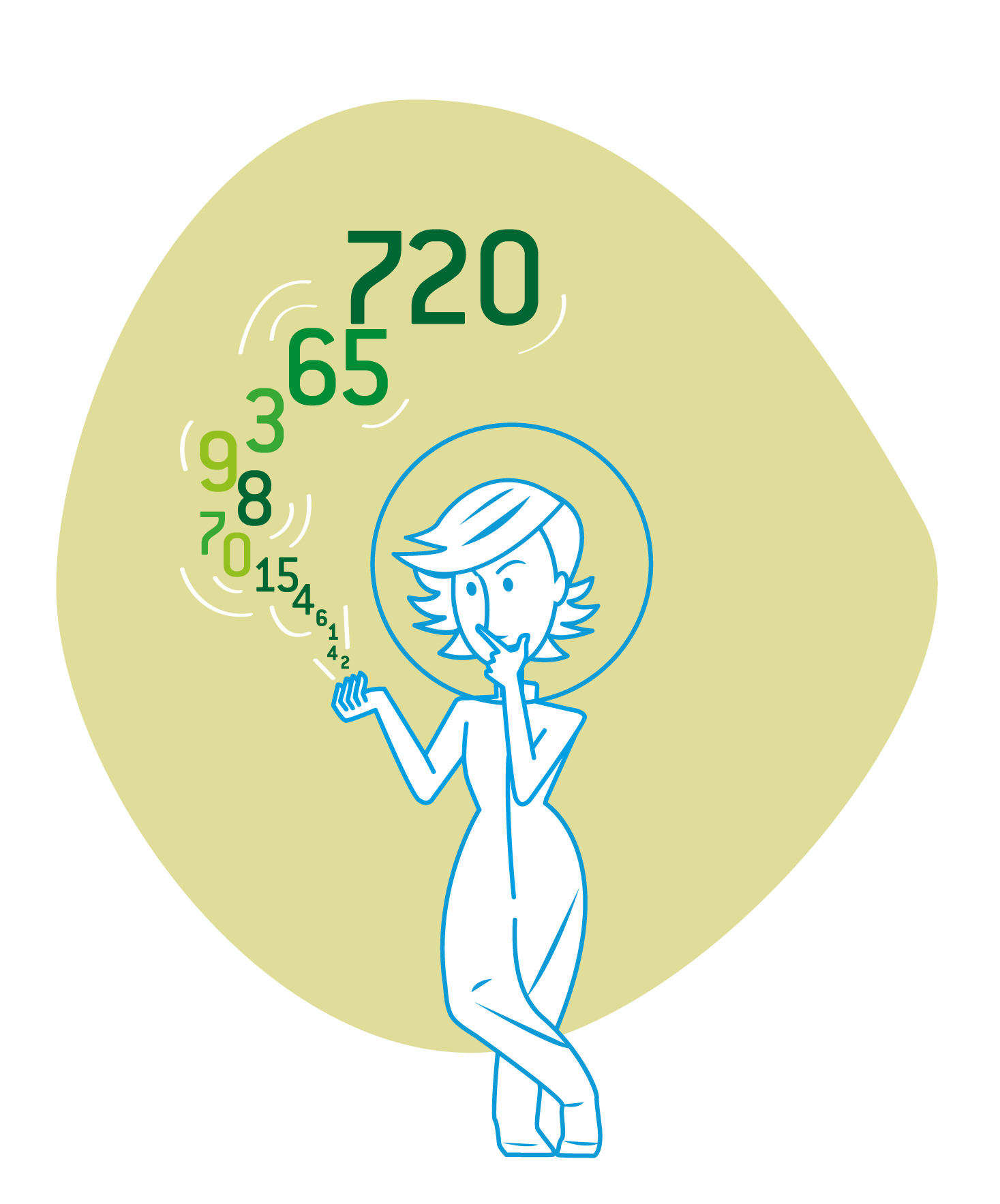 Illustration Kathy de l’intelligence LLM