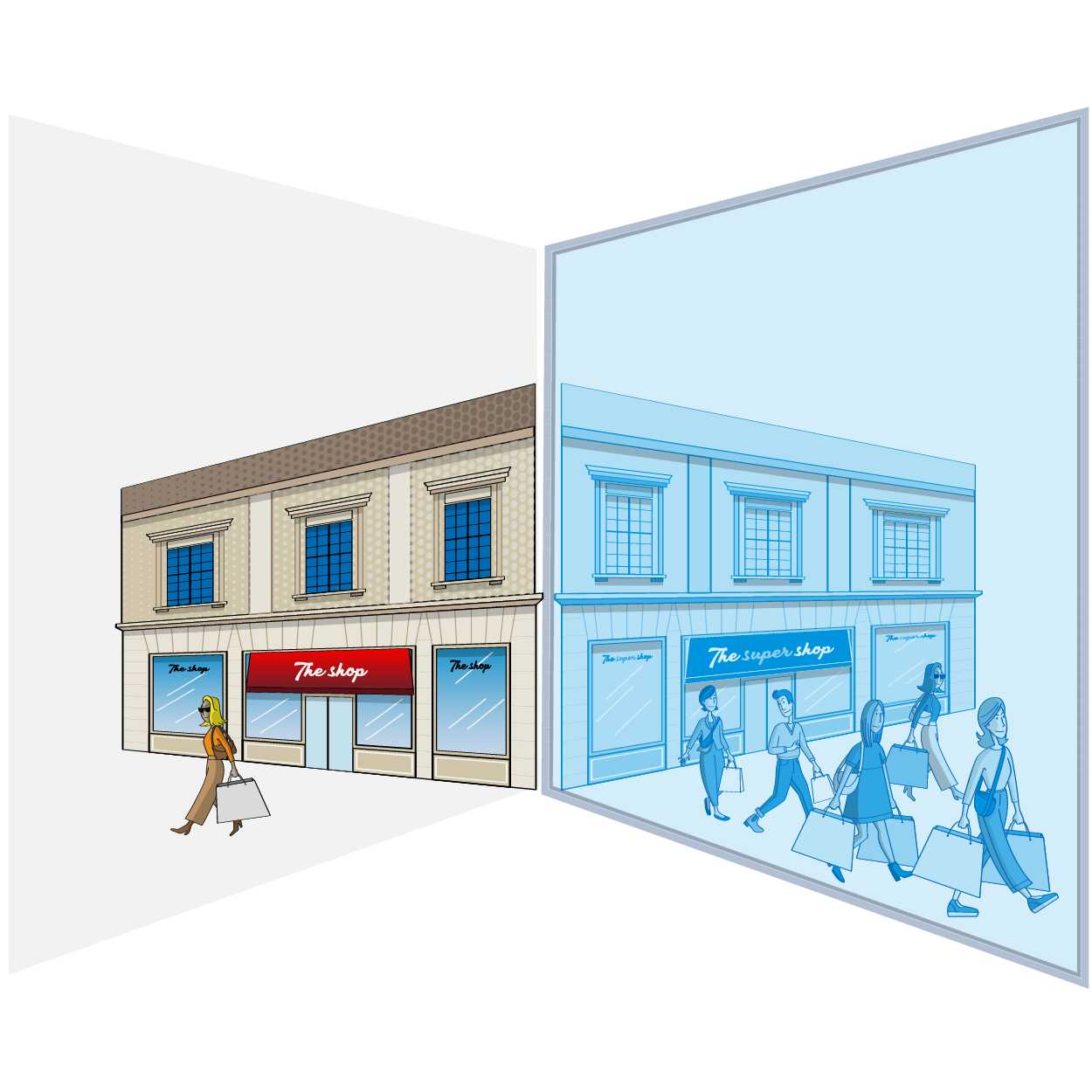 Hologramme “Magasin”